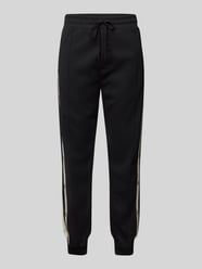 Sweatpants met galonstrepen en elastische band van Balr. - 2