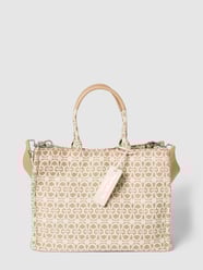 Torba tote ze wzorem na całej powierzchni model ‘NEVER WITHOUT BAG JACQUAR’ od Coccinelle Beżowy - 42