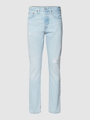 Jeansy o kroju skinny fit z naszywką z logo od Levi's® Niebieski - 43