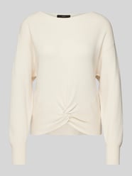 Gebreide pullover met knoopdetail van Oui - 11