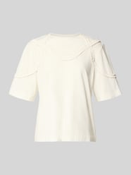 T-shirt o kroju relaxed fit z okrągłym dekoltem model ‘BRAIDA’ od YAS - 16