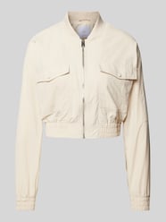 Jacke mit Pattentaschen Modell 'PICOLA' von Mango Beige - 1