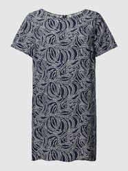 PLUS SIZE mini-jurk van viscose, model 'NOVA LOLLI LIFE' van ONLY CARMAKOMA Blauw - 7