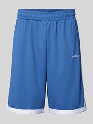 Loose Fit Basketballshorts mit Label-Stitching von Pegador Blau - 37