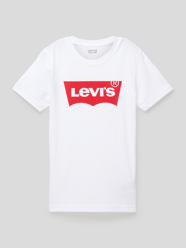 T-Shirt mit Logo-Print Modell 'BATWING' von Levi’s® Kids Weiß - 31