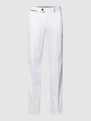 Slim fit broek met persplooien, model 'PEAKER' van Hiltl - 35