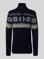 Noorse trui met schipperskraag van wolmix, model 'Myking' van Dale of Norway - 29