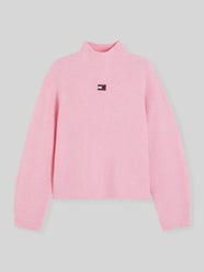 Relaxed Fit Pullover mit Alpaka-Anteil von Tommy Jeans Pink - 23
