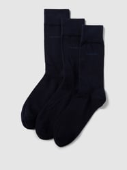 Socken mit Label-Print 3er-Pack von Gant Blau / Türkis - 28