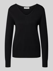 Regular fit shirt van lange mouwen van viscosemix in gebreide look van Christian Berg Woman - 39