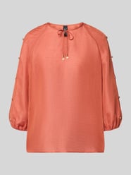 Bluse aus Leinen-Mix mit Zierknöpfen von Marc Cain - 3