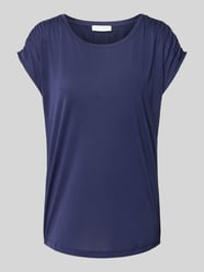 T-Shirt mit geripptem Rundhalsausschnitt von Christian Berg Woman - 8