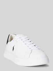 Sneaker Low aus Rindsnappa mit Logo-Detail von Polo Ralph Lauren - 34
