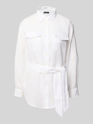 Regular Fit Leinenlongbluse mit Bindegürtel Modell 'CHADWICK' von Lauren Ralph Lauren - 25