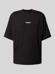 Oversized T-Shirt mit Label-Print Modell 'HUSSEY' von Pegador Schwarz - 15
