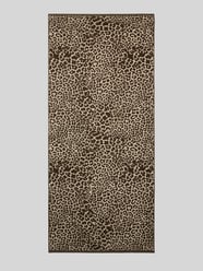 Handdoek met dierenprint van Jake*s Casual Beige - 1