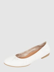 Leren ballerina's van Tamaris Wit - 19