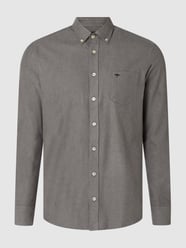 Regular Fit Flanellhemd aus Baumwolle  von Fynch-Hatton Blau - 19
