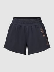 Sweatshorts met labelprint van EA7 Emporio Armani Grijs / zwart - 29