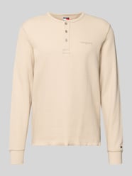 Regular fit shirt met lange mouwen van puur katoen van Tommy Jeans Beige - 7