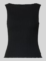 Top o kroju slim fit z fakturowanym wzorem od Scotch & Soda - 34