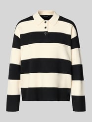 Sweter z dzianiny o kroju regular fit z mieszanki wiskozy model ‘SABA’ od Vero Moda - 40