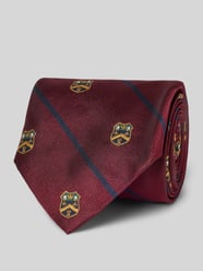 Stropdas van zijde in all-over look (8 cm) van Polo Ralph Lauren Bordeaux - 5