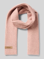 Sjaal met labelpatch van JOOP! Fuchsia - 38