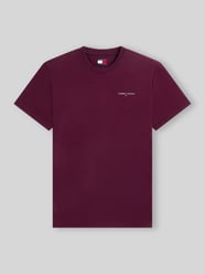 Slim Fit T-Shirt aus reiner Baumwolle von Tommy Jeans Bordeaux - 24