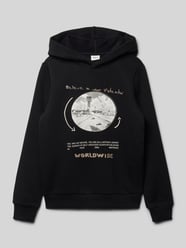 Regular fit hoodie van katoenmix van s.Oliver RED LABEL - 46