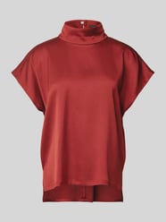 Regular fit blouse met opstaande kraag, model 'ALARIA' van Drykorn Rood - 1