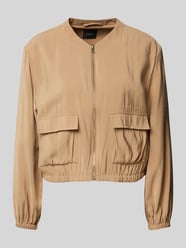 Jacke mit Pattentaschen und Reißverschluss von Zero Beige - 25