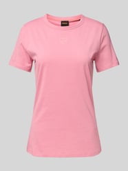 T-shirt z nadrukiem z logo model ‘Elogo’ od BOSS Orange - 42