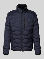 Regular Fit Steppjacke mit Stehkragen von Tom Tailor Blau - 42