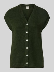 Strickweste mit V-Ausschnitt Modell 'BELABLUE' von ICHI - 37