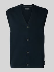 Regular Fit Strickweste aus reiner Baumwolle von Marc O'Polo - 1