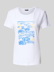 T-Shirt mit Motiv-Print von More & More - 21