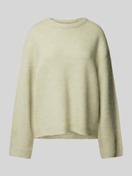 Gebreide pullover met ronde hals van Gina Tricot Groen - 46