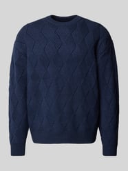 Gebreide pullover met ribboorden van JAKE*S STUDIO MEN - 10