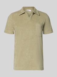 Relaxed Fit Poloshirt mit V-Ausschnitt von Lindbergh - 21
