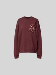 Oversized Sweatshirt aus reiner Baumwoll von Anine Bing Bordeaux - 2