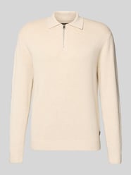 Strickpullover mit gerippten Abschlüssen Modell 'MILANO' von JACK & JONES Premium - 32