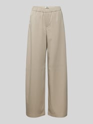 Wide Leg Stoffhose mit elastischem Bund Modell 'CONSIDER' von Drykorn Beige - 44