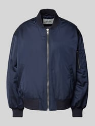 Bomberjacke mit gerippten Abschlüssen Modell 'JANE' von Ivy Oak Blau - 42