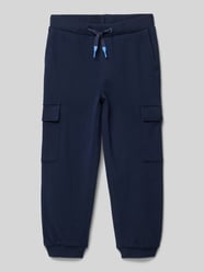 Relaxed Fit Sweatpants aus hochwertigem Baumwoll-Mix mit Cargotaschen von s.Oliver RED LABEL Blau - 20