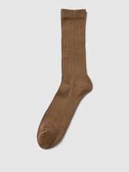 Socken mit Strukturmuster von Colorful Standard Braun - 42