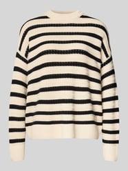 Sweter z dzianiny o kroju comfort fit z czystej bawełny model ‘CALLA’ od Vero Moda - 15