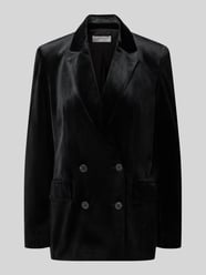 żakiet o kroju regular fit z poduszkami na ramionach od Jake*s Collection - 16