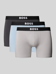 Regular Fit Trunks aus Baumwoll-Elasthan-Mix im 3er-Pack von BOSS - 23