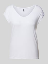 T-Shirt mit Stretch-Anteil Modell 'Billo' von Pieces - 19